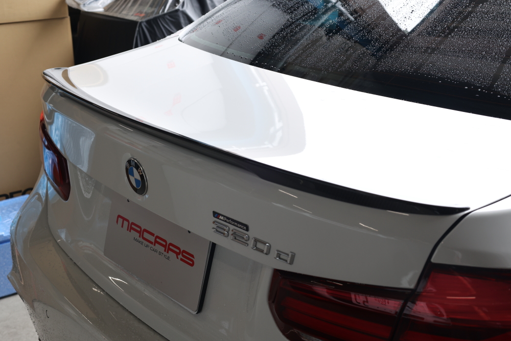 BMW F30/320ⅾ LCI ＆ M Performanceカーボントランクスポイラー！！ MACARS (メイカーズ) 兵庫県姫路市