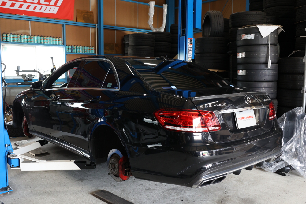 M-BENZ W212/E63 AMG 4MATIC ＆ 純正ブレーキローター計測