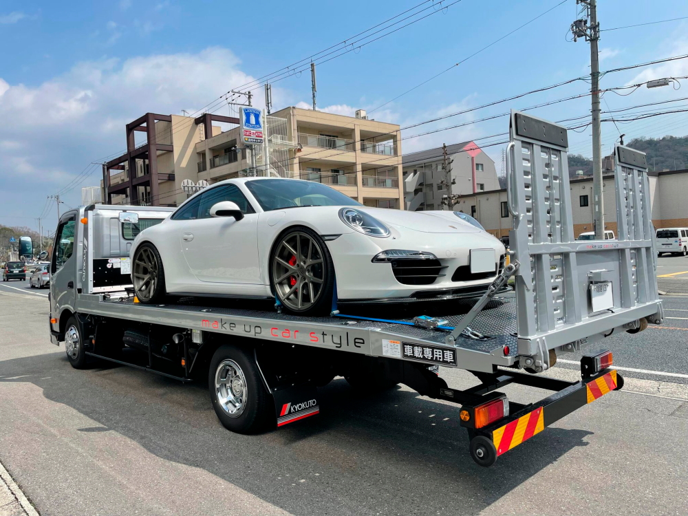 Porsche 991/カレラS ＆ レスキュー＋MICHELIN PS4Sタイヤ交換！！