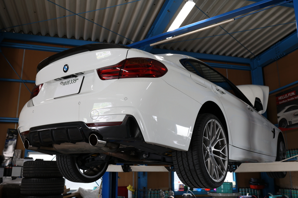 BMW F36/420GC & 車検+エンジンオイル交換＋エアコンメンテナンス施工！！