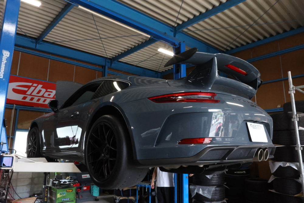 Porsche 991.2/GT3 & 減衰力調整＋アライメント調整！！