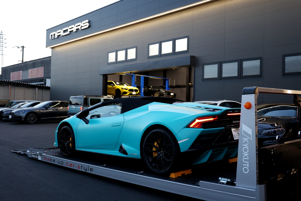 Lamborghini HURACÁN EVO SPYDER ＆ タイヤ交換！！
