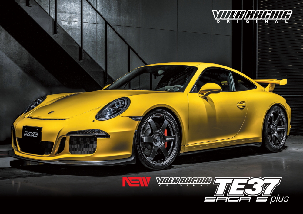 Porsche 991/GT3 ＆ VOLK TE37センターロック＋カタログ撮影！！