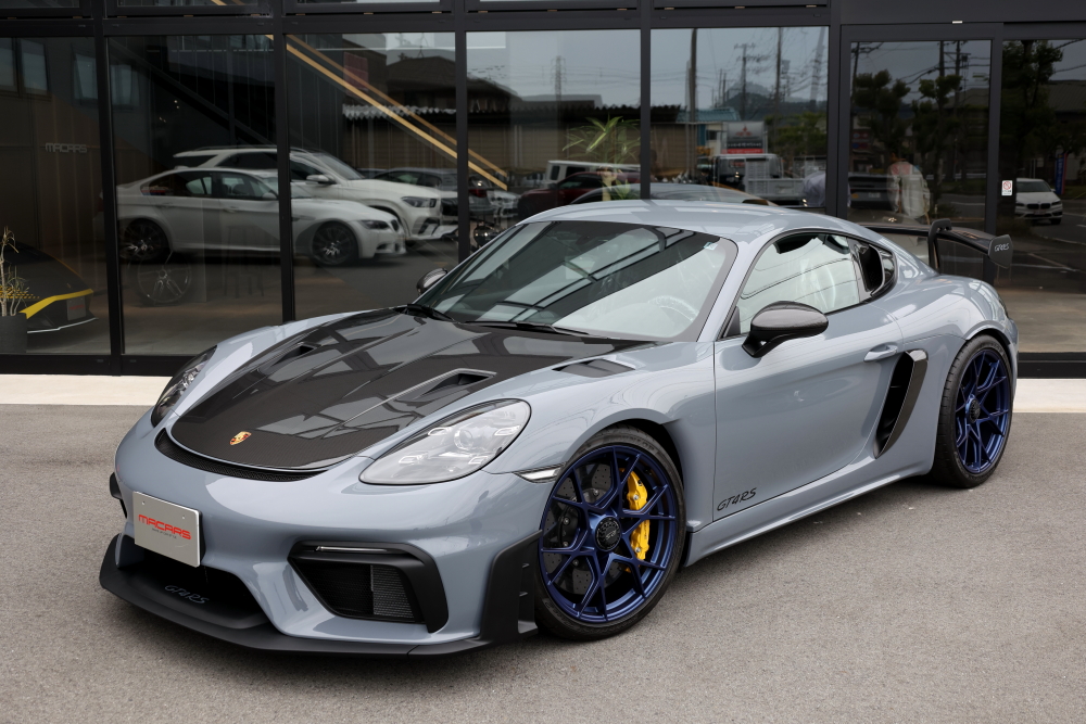 Porsche 718/Cayman GT4RS ＆ 鏡面磨き・コーティング施工＋STEK PPF施工＋STEK PPF専用コーティング施工!!