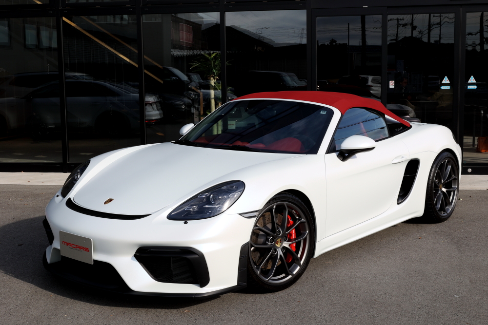 Porsche 718/Spider 6MT ＆ 祝納車!!